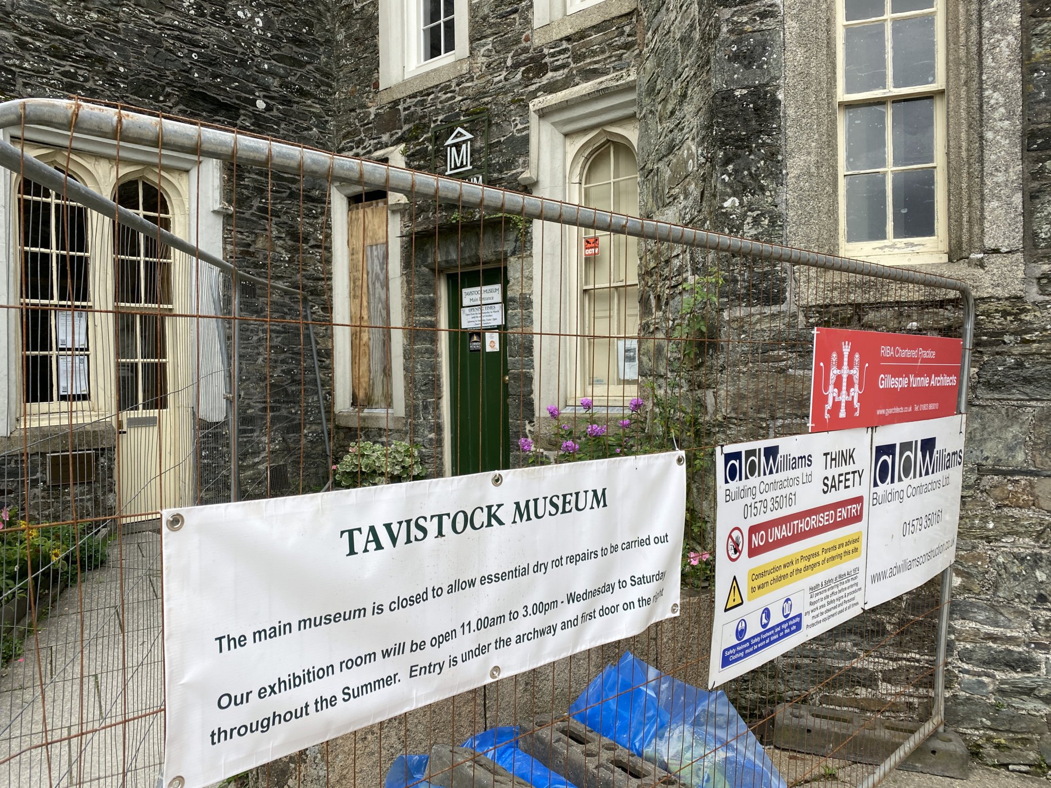 Town museum repair work makes good progress