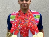Matthew strikes international gold at games