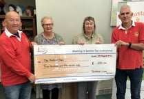 Tavistock Lions help local cancer charity