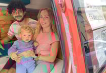Okehampton couple's camper prize draw