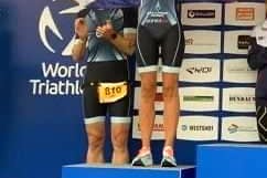 Sam lake 2023 euros aquathlon  podium