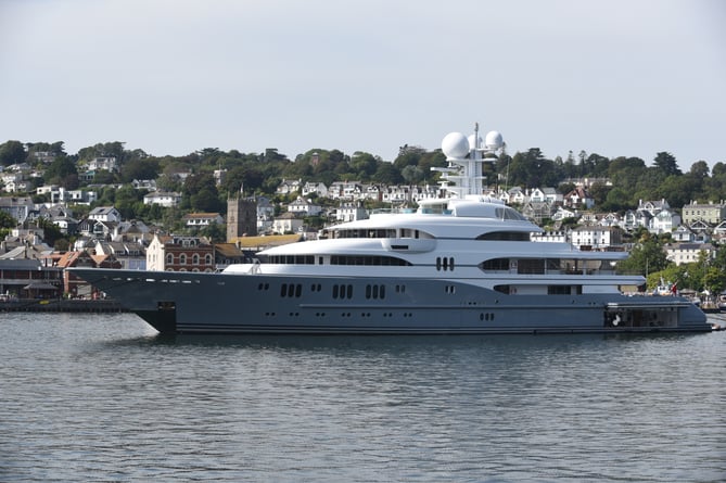 The $100 million ‘Rocinante’ is just over 78 metres long and has nine cabins