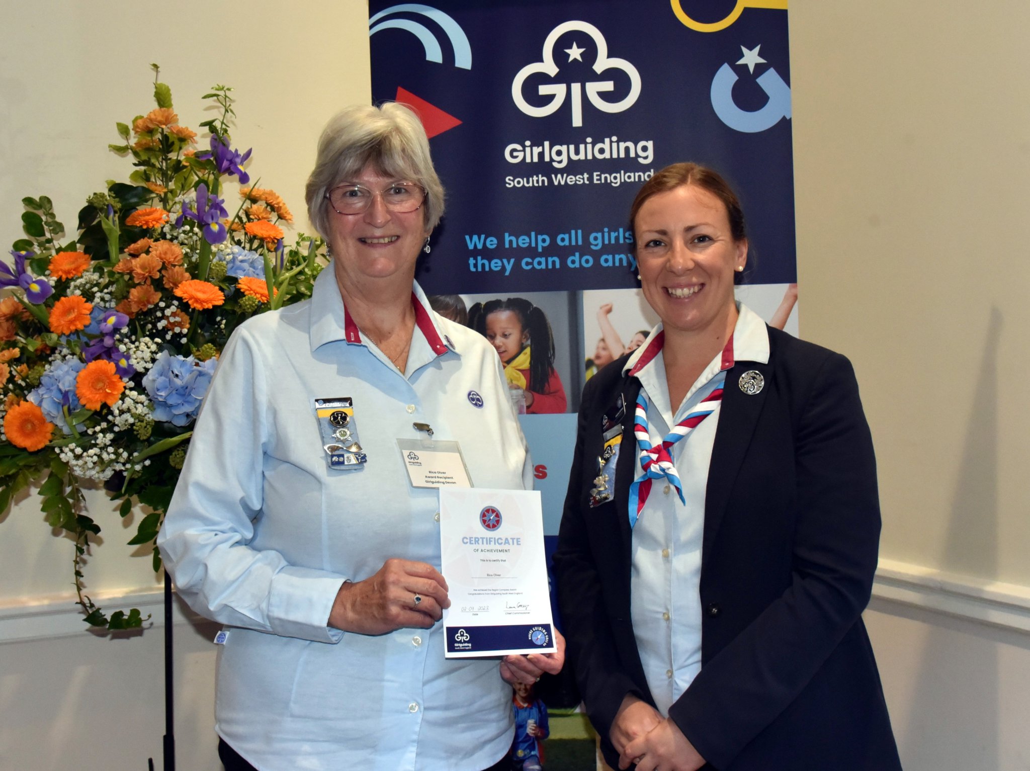 Volunteer guide award