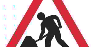 Temporary road closure for town