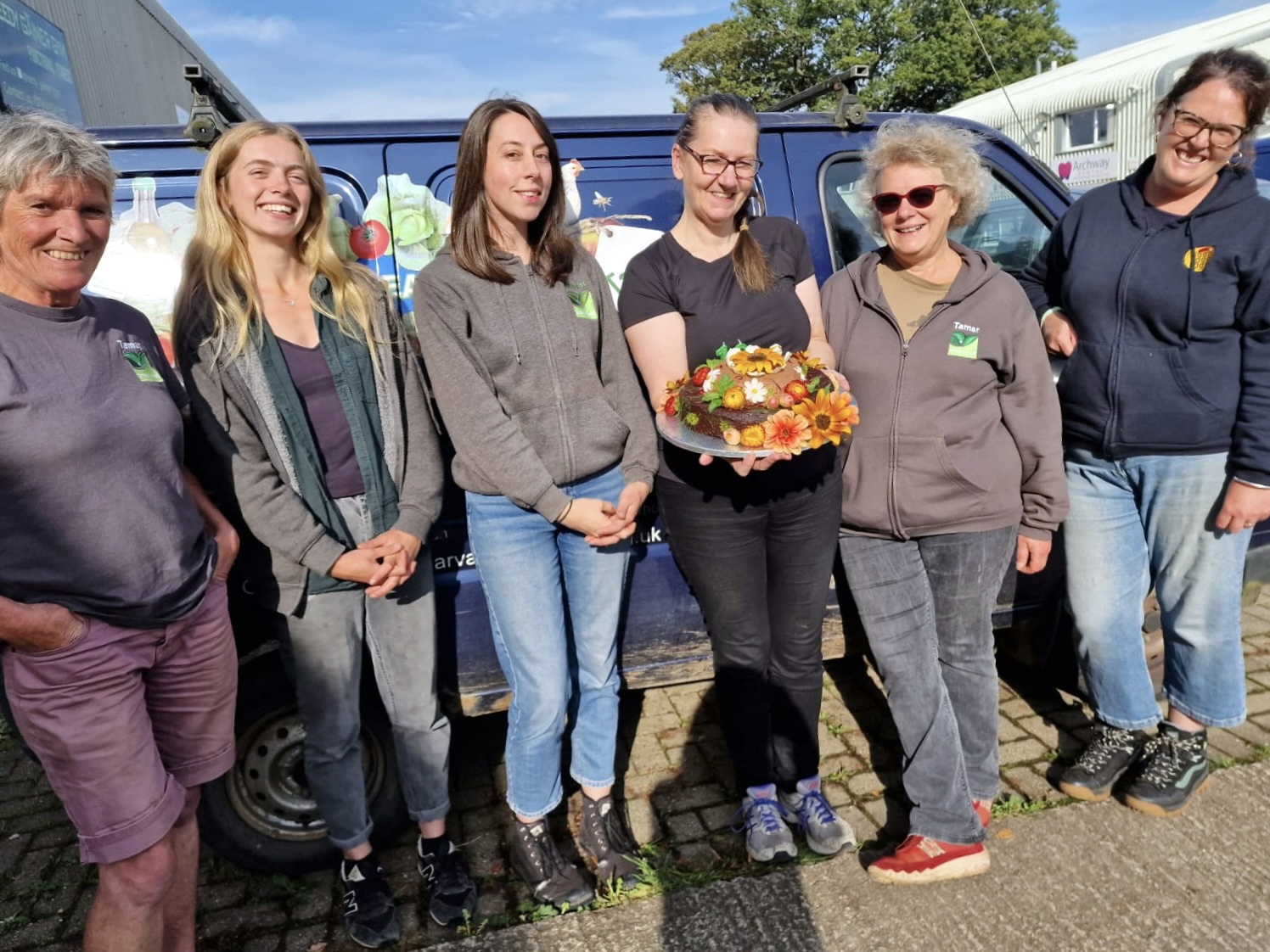 Tamar Valley Food Hubs celebration raises over £400 for local food banks