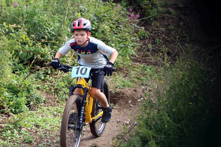 George Lake, Tour de Moor aged 8