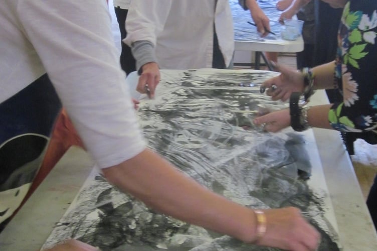 A workshop in progress