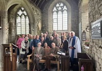 Churchwardens thanked with bench