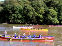 Cothele gig rowers' Tamar regatta