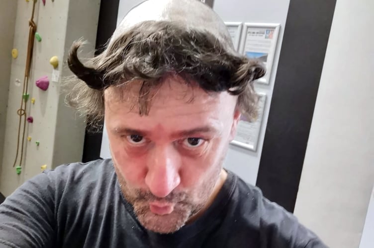 Steve Chapman hair Memory Cafe Tavistock