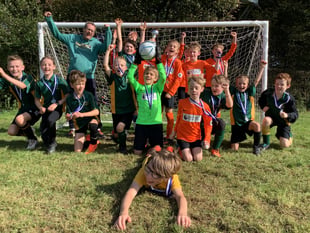Meavy school wins and loses football contest final