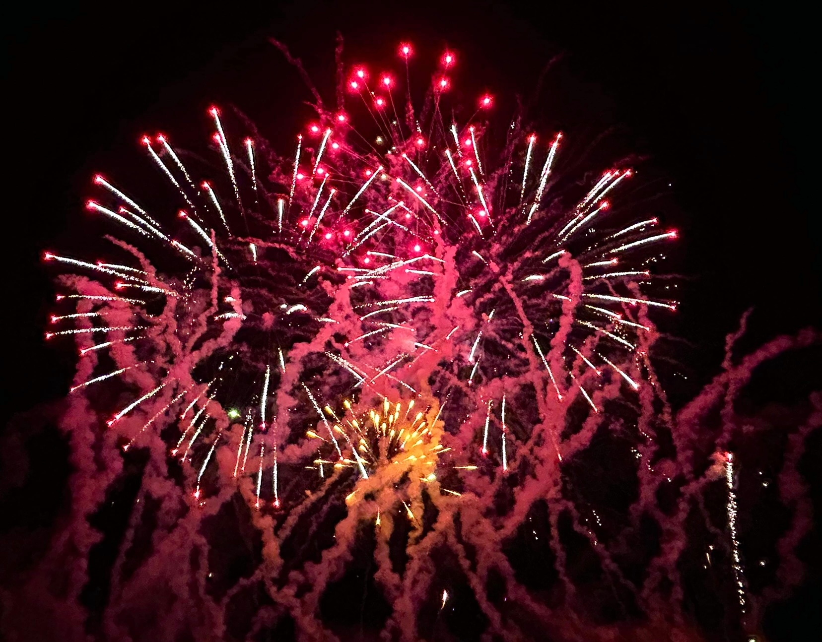 Fireworks go off with a not so noisy bang to spark joy