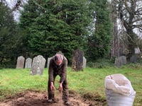 Parish volunteers sow Yellow Rattle