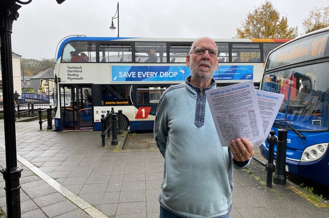 Graham Parker's Tavistock bus services petition