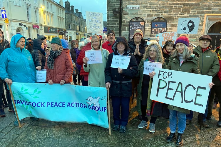 Tavistock Peace Action Group call for Gaza ceasefire