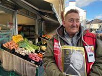 Tavistock homeless man supports King's food poverty project