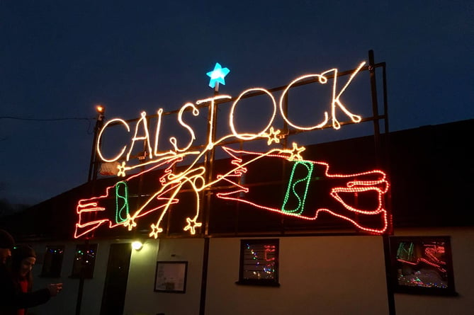Calstock Christmas lights 