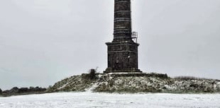 Snowy scenes in Callington