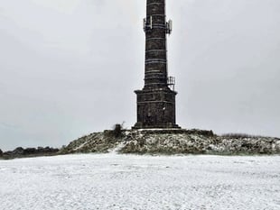 Snowy scenes in Callington
