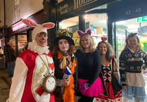 Dickensian Evening: Alice in Wonderland dancers 