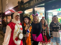 Dickensian Evening: Alice in Wonderland dancers 