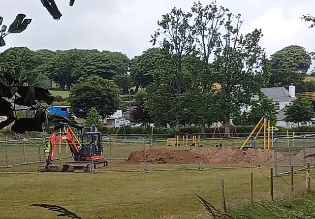 Work restarts on games area