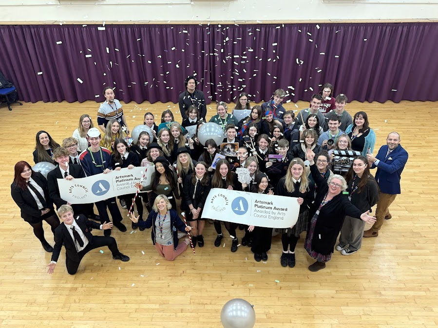Tavistock College celebrate platinum award