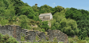 Former mining engine house for sale includes riverside woodlands