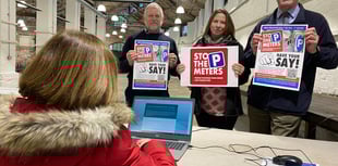Tavistock's parking meter fight goes online