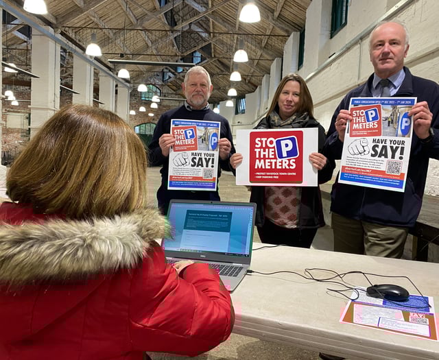 Tavistock's parking meter fight goes online
