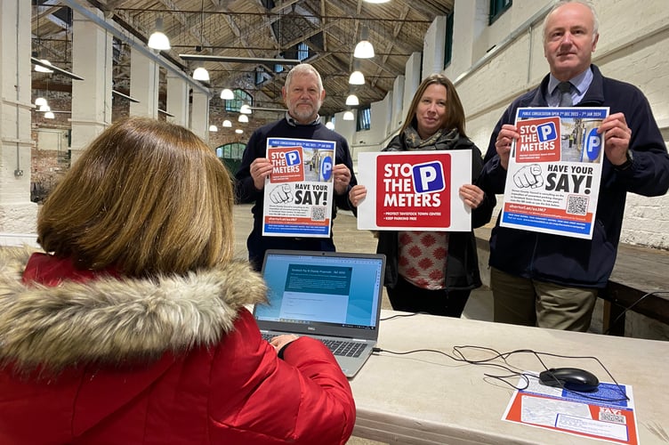 Tavistock Town Council takes its fight against parking meters online.