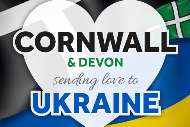 Cornwall and Devon Sending Love to Ukraine