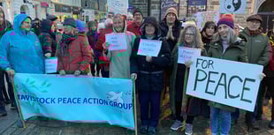 Peace campaigners' nuclear protest