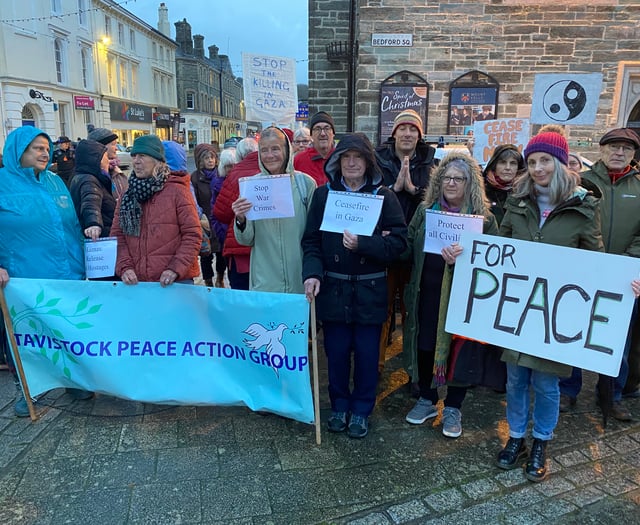 Peace campaigners' nuclear protest