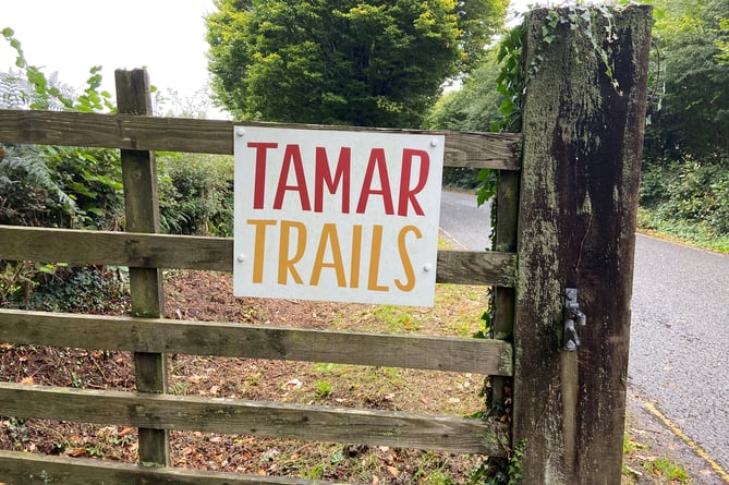 Tamar Trails sign