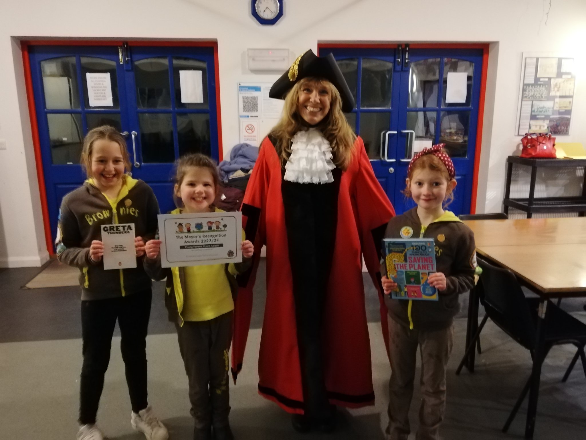 Double celebrations as young people gain green awards