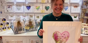 Tavistock artist celebrates Valentine's Day