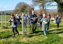 All welcome in wassail to call for good year for orchard