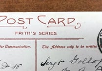 Postcard arrives in town more than 100 years late