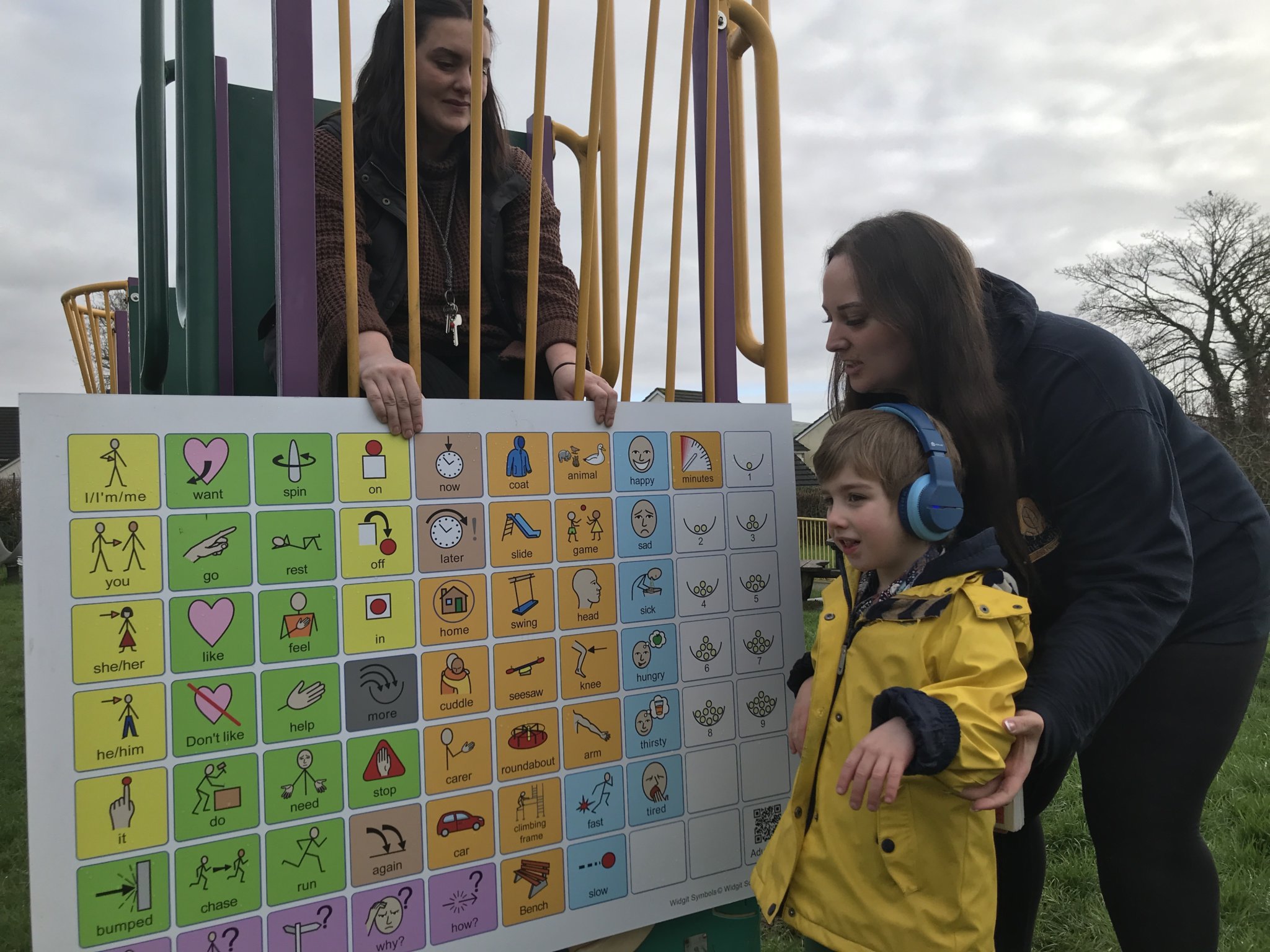 Boards help children break speech barrier