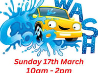 Callington fire fighters thank drivers for joining a charity car wash