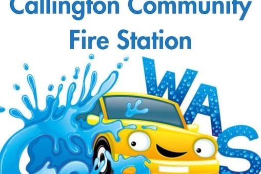 Callington fire station car wash. success.