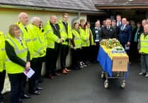 Callington Lons' funeral guard of honour
