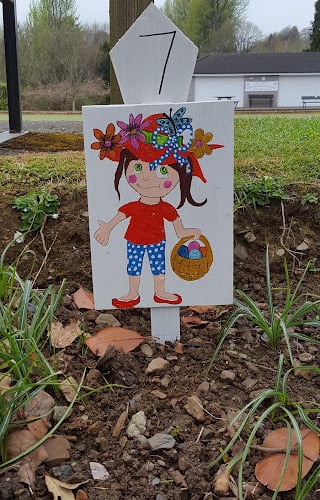 Tavistock Sensory Garden plaque for the Easter Egg Hunt