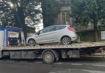 Tavistock Police seize car after 'careless driving'