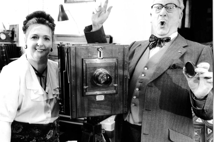 Jim and former wife Shirley Thorington (now Shirley Rose)