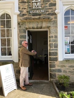 Tavistock Mayor Andy Hutton ceremonially re-opens Tavistock Museum