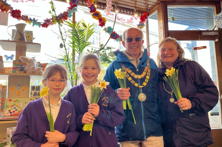 Mary Tavy & Brentor Primary School Paint the Town winners 