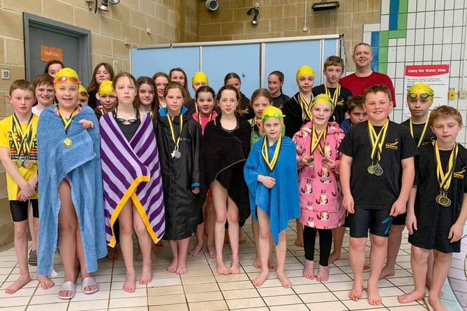 Tavistock Swimming Club held its club distance championships in the town.