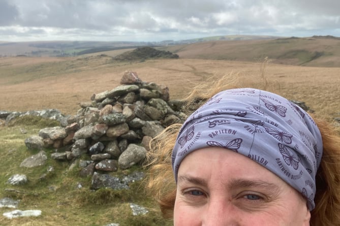 Runner Claire Hyne is running 50 Dartmoor tors to save a rare beetle,